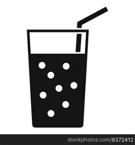 Juice glass icon simple vector. Diet food. Fat body. Juice glass icon simple vector. Diet food
