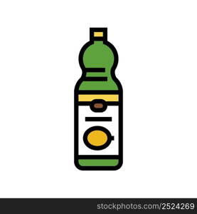 juice lemon bottle color icon vector. juice lemon bottle sign. isolated symbol illustration. juice lemon bottle color icon vector illustration