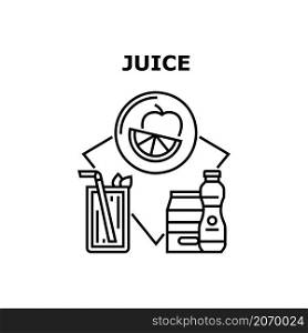 Juice yellow liquid. Juicy drop. Fruit water. Tropical soda. Oil cocktail vector concept black illustration. Juice icon vector illustration