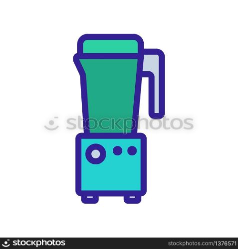 juicer icon vector. juicer sign. color symbol illustration. juicer icon vector outline illustration