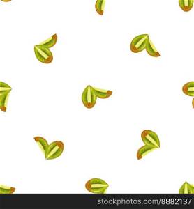 Juicy kiwi pattern seamless background texture repeat wallpaper geometric vector. Juicy kiwi pattern seamless vector