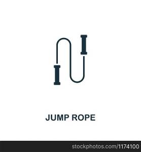 Jump Rope icon. Premium style design from fitness collection. Pixel perfect jump rope icon for web design, apps, software, printing usage.. Jump Rope icon. Premium style design from fitness icon collection. Pixel perfect Jump Rope icon for web design, apps, software, print usage
