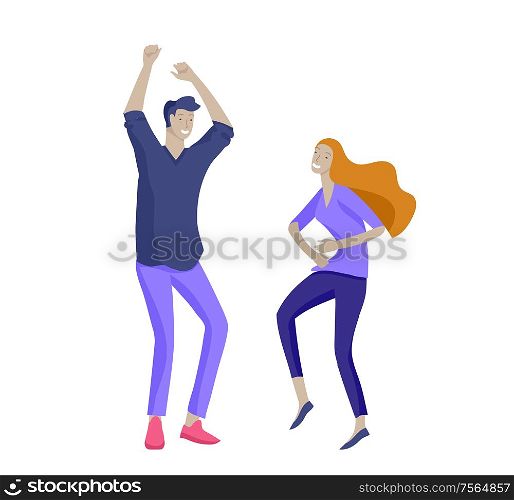 Jumping character in various poses. Group of young joyful laughing people jumping with raised hands. Happy positive young men and women rejoicing together, happiness, freedom, motion people concept.. Jumping character in various poses. Group of young joyful laughing people jumping with raised hands. Happy positive young men and women