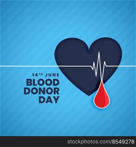 june blood donor day concept background