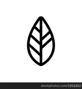 Jungle plant icon vector. Thin line sign. Isolated contour symbol illustration. Jungle plant icon vector. Isolated contour symbol illustration