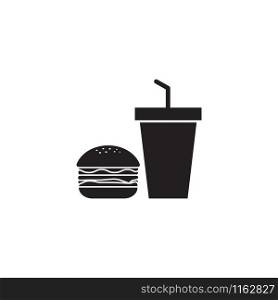 Junk food icon design template vector illustration isolated
