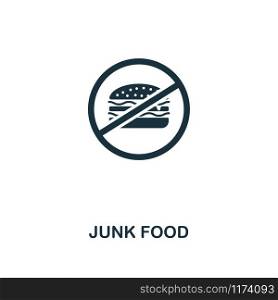 Junk Food icon. Premium style design from fitness collection. Pixel perfect junk food icon for web design, apps, software, printing usage.. Junk Food icon. Premium style design from fitness icon collection. Pixel perfect Junk Food icon for web design, apps, software, print usage