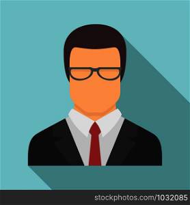 Jurist avatar icon. Flat illustration of jurist avatar vector icon for web design. Jurist avatar icon, flat style