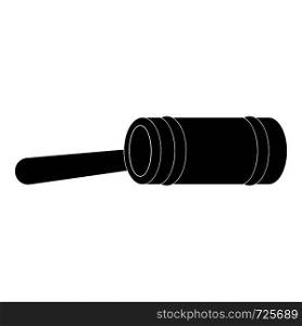 Justice gavel icon. Simple illustration of justice gavel vector icon for web. Justice gavel icon, simple style
