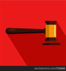 Justice icon. Flat illustration of justice vector icon for web. Justice icon, flat style