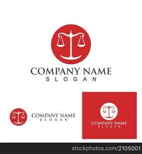 Justice lawyer logo and symbols template icons