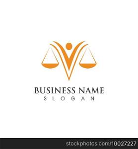 justice logo and symbol vector template design