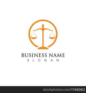 justice logo and symbol vector template design