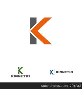 K letter design concept for business or company name initial