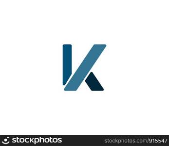 k letter k logo design and vector