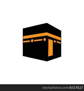 kaaba icon logo vector design template