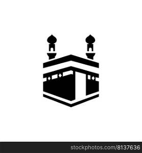 kaaba icon logo vector design template
