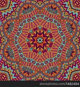 Kaleidoscopic psychedelic design mandala pattern in doodle boho drawn grunge style. Kaleidoscopic psychedelic design mandala medallion doodle pattern