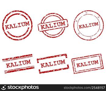 Kalium stamps