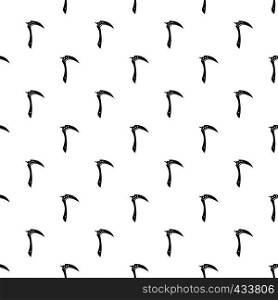 Kama weapon pattern seamless in simple style vector illustration. Kama weapon pattern vector