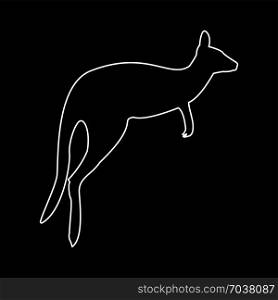 Kangaroo icon .