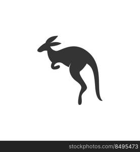 Kangaroo icon logo design illustration template vector