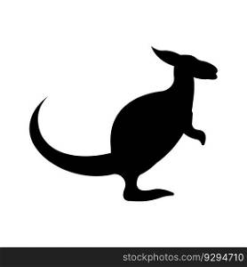 Kangaroo icon,logo illustration design template. 