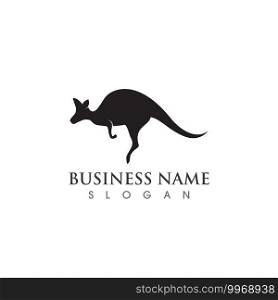 kangaroo logo and symbol vector