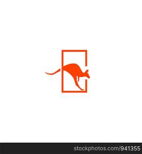 kangaroo logo design vector icon illustration element - vector. kangaroo logo design vector icon illustration element