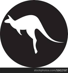 Kangaroo vector silhouettes