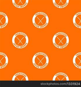 Katana pattern vector orange for any web design best. Katana pattern vector orange
