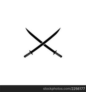 katana sword icon,vector illustration simple design.