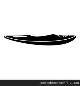 Kayak icon. Simple illustration of kayak vector icon for web design isolated on white background. Kayak icon, simple style