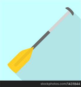 Kayak paddle icon. Flat illustration of kayak paddle vector icon for web design. Kayak paddle icon, flat style