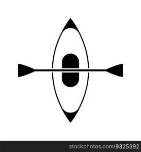kayaking vector icon illustration symbol design