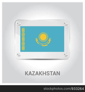 Kazakhstan flag design vector