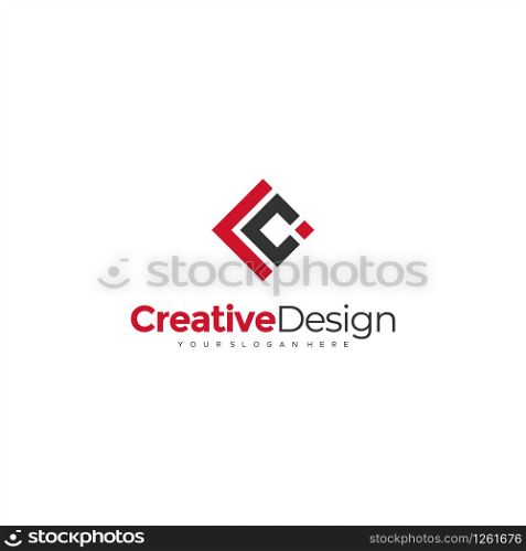 KC Monogram logo vector icon Design template
