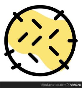 Kelepon food outline icon set