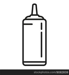 Ketchup bottle icon outline vector. Fast food. Lunch pack. Ketchup bottle icon outline vector. Fast food