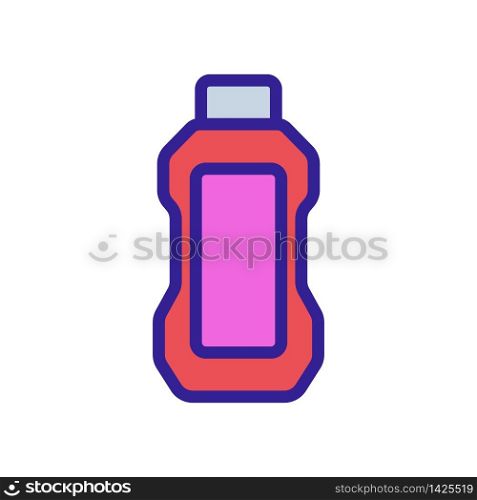 ketchup in can for convenient spill icon vector. ketchup in can for convenient spill sign. color symbol illustration. ketchup in can for convenient spill icon vector outline illustration