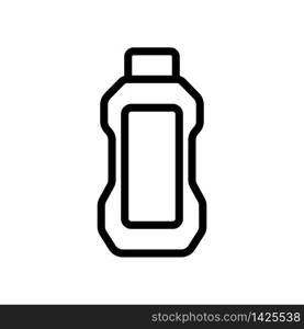 ketchup in can for convenient spill icon vector. ketchup in can for convenient spill sign. isolated contour symbol illustration. ketchup in can for convenient spill icon vector outline illustration