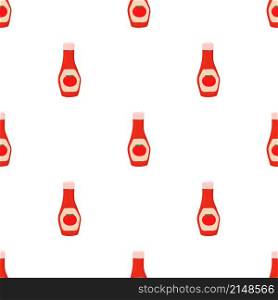 Ketchup pattern seamless background texture repeat wallpaper geometric vector. Ketchup pattern seamless vector