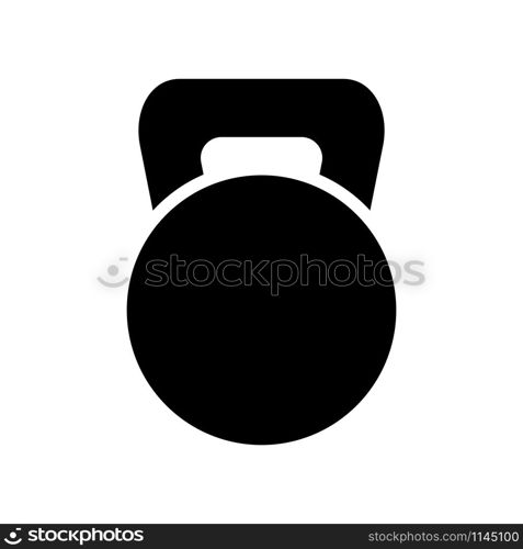 Kettle bell icon vector design templates isolated on white background