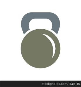 Kettle bell icon vector design templates isolated on white background