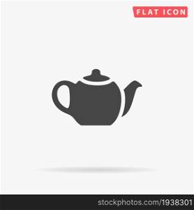 Kettle flat vector icon. Hand drawn style design illustrations.. Kettle flat vector icon