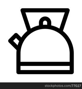 kettle, icon on isolated background