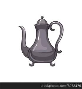 kettle vintage teapot cartoon. kettle vintage teapot sign. isolated symbol vector illustration. kettle vintage teapot cartoon vector illustration