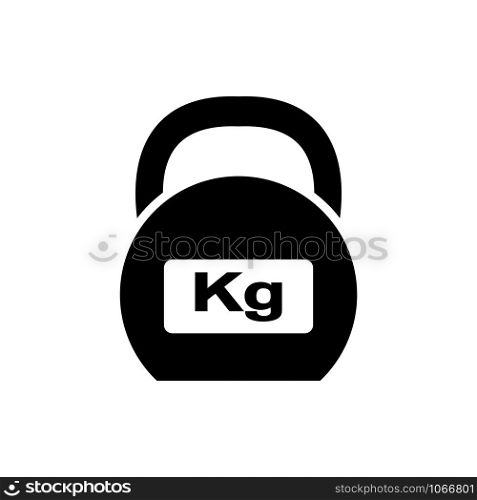 kettlebell - fitness icon vector design template