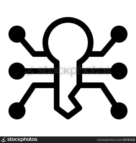 Key, a string of algorithm for encryption.