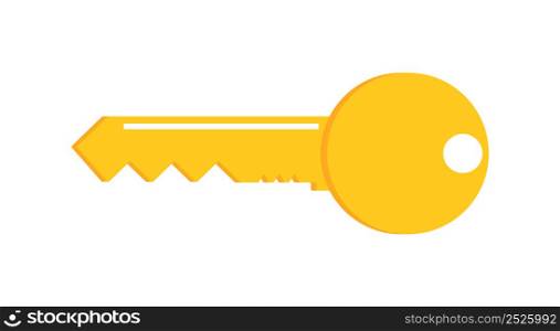 Key door. Key icon for door, house, car and lock. Symbol of password and keyword. Pictogram for keyhole of car, apartment and login. Vector.